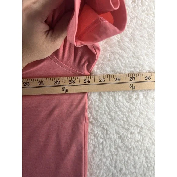 Peter Millar Golf Polo Shirt Men's Large Featherweight UPF 50 Performance Pink - Picture 6 of 10